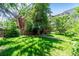 A home's backyard with wooden deck and mature trees at 931 E 17Th Ave, Denver, CO 80218