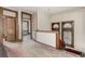 Second floor landing showcasing stained glass windows and period details at 931 E 17Th Ave, Denver, CO 80218