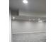 An open basement space with neutral walls and new gray carpeting ready for customization at 5677 S Lowell Blvd, Littleton, CO 80123