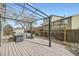 Backyard deck with a pergola and hot tub, perfect for outdoor entertaining and relaxation at 19357 E 40Th Ave, Denver, CO 80249