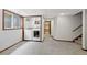 Basement laundry area features newer appliances, recessed lighting, and flexible, finished space at 7226 S Eagles Nest Cir, Littleton, CO 80127