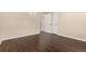 Bedroom with laminate flooring, a large window, and a neutral wall color at 2301 E Fremont Ave # W08, Centennial, CO 80122