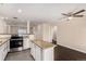 Modern kitchen area with lots of space, great cabinet space, and good lighting at 2301 E Fremont Ave # W08, Centennial, CO 80122