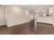 Spacious living room with hardwood floors and open floor plan at 2301 E Fremont Ave # W08, Centennial, CO 80122