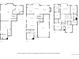 Set of three floor plans showing the basement, first floor, and upper level layouts at 5778 S Duquesne Ct, Aurora, CO 80016
