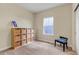 Bedroom features a window, carpet flooring, and storage at 4032 Donnington Cir, Castle Rock, CO 80104