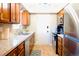 Functional kitchen with stainless steel appliances, ample cabinet space, and a clean, modern design at 3825 S Monaco Pkwy # 111, Denver, CO 80237