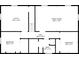 Floor plan of the first floor with dimensions of each room at 7101 Alan Dr, Denver, CO 80221