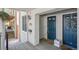 Inviting front entrance showcasing a vibrant door and porch area at 1580 N Franklin St, Denver, CO 80218