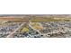 Wide aerial view showing the community layout and surrounding agricultural fields at 14696 Bonsmara Dr, Mead, CO 80542