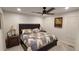 Bedroom with neutral carpet and furniture, ceiling fan, and natural light at 1295 Utica St, Denver, CO 80204