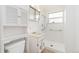 This full bath includes a shower, tiled floor, and built-in vanity and medicine cabinet at 3270 W 92Nd Pl, Westminster, CO 80031