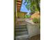 Backyard concrete steps lead to the home, connecting outdoor spaces with landscaping at 5450 Mohawk Rd, Littleton, CO 80123