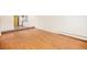 Large basement area with wood-look flooring at 4730 Carr St, Wheat Ridge, CO 80033