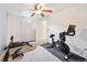 Bright exercise room featuring carpet, and exercise equipment at 10378 W Weaver Ave, Littleton, CO 80127