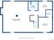 Detailed floor plan showcasing the layout of the home's basement floor with labeled rooms and dimensions at 10378 W Weaver Ave, Littleton, CO 80127