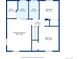 Detailed floor plan showcasing the layout of the home's second floor with labeled rooms and dimensions at 10378 W Weaver Ave, Littleton, CO 80127