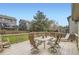 Spacious backyard deck, perfect for outdoor dining and relaxation at 9680 Burberry Way, Highlands Ranch, CO 80129