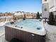 Relaxing hot tub in backyard setting at 27750 E Lakeview Dr, Aurora, CO 80016