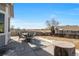 Backyard patio with seating area and fire pit at 793 S 22Nd Ave, Brighton, CO 80601