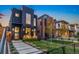 Contemporary home with modern details, and beautiful landscaping at 3709 Tejon St, Denver, CO 80211