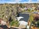Overhead exterior shot of home showcasing the neighborhood and yard at 3025 Ivanhoe St, Denver, CO 80207
