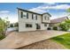 A well-maintained backyard with an expansive patio at 3841 Colorful Ln, Castle Rock, CO 80109