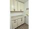 Functional laundry area featuring updated cabinetry and sleek countertop space at 3029 Merlin Dr, Brighton, CO 80601