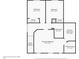 Floor plan of the home showcasing the layout of the second floor at 10825 Mount Antero Way, Parker, CO 80138