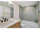 Updated bathroom with modern fixtures and tile at 2000 E 12Th Ave # 15D, Denver, CO 80206