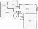 Detailed floor plan showcasing the layout of the main level, including the living room, kitchen, and dining room at 6211 S Garfield Dr, Centennial, CO 80121