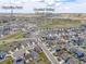 Aerial view of a residential area with neighborhood amenities, recreation and nearby park at 2040 Rosette Pl, Castle Rock, CO 80104