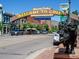 Welcome to Golden arch with bison statue and street view at 1060 Cottonwood Cir, Golden, CO 80401