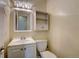 Clean bathroom with updated vanity and fixtures at 4266 W Pondview Dr, Littleton, CO 80123