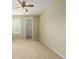 Bright bedroom with natural light, a ceiling fan, and carpeted floors at 9461 Elmhurst Ln # C, Highlands Ranch, CO 80129