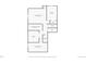 Basement floor plan featuring the unfinished storage, gym, and bedroom at 8182 Grady Cir, Castle Rock, CO 80108