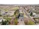 Aerial shot of a home showcasing its neighborhood and proximity to local amenities at 11402 Benton Ct, Westminster, CO 80020