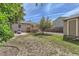 A backyard features a patio with seating, a grill, and a well-maintained lawn with mature tree offering shade at 1171 Syracuse St, Denver, CO 80220
