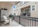 Private patio with grill, storage, and seating at 24257 E 41St Ave, Aurora, CO 80019