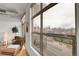 Balcony view showing the cityscape and surrounding area at 2900 N Downing St # 311, Denver, CO 80205