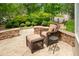 Outdoor seating area with wicker furniture and manicured landscaping at 6008 S Van Gordon St, Littleton, CO 80127