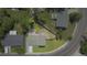 An aerial perspective captures the roof, backyard, and neighborhood setting of this charming home at 9605 Carr St, Broomfield, CO 80021