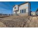 Large backyard with exposed soil, ready for landscaping at 196 Kino Ct, Brighton, CO 80601