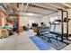 The unfinished basement can be converted to a home gym, including treadmill and rowing machine at 22472 E Narrowleaf Cir, Aurora, CO 80016