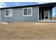 New home backyard featuring a patio and sliding glass door to the home at 17170 E 90Th Pl, Commerce City, CO 80022