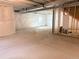 Spacious unfinished basement with concrete flooring and framed walls ready for customization at 17170 E 90Th Pl, Commerce City, CO 80022