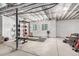 Spacious basement is finished and set up as home gym with weight lifting equipment at 24326 E Ohio Dr, Aurora, CO 80018