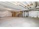 Spacious unfinished basement with exposed ceiling, utilities, and framed walls allowing for creativity at 13575 E 110Th Ln, Commerce City, CO 80022