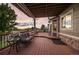 Relaxing back deck with views, outdoor seating, and a serene ambiance at 11691 Riverdale Dr, Parker, CO 80138