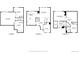 Detailed floor plan showcasing the layout of a three-story home with labeled rooms and dimensions at 9117 Nambe Trl, Lone Tree, CO 80124